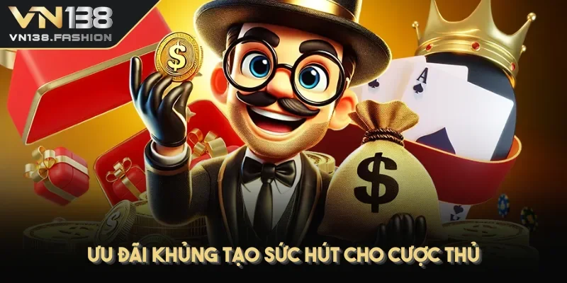 Ưu đãi khủng tạo sức hút cho cược thủ